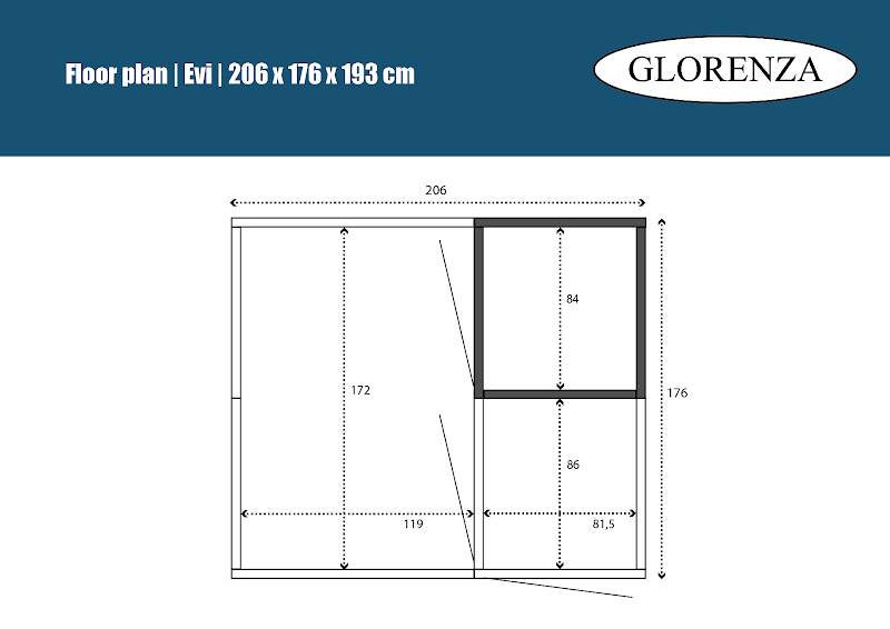Aluminium Kattenren Evi met sluis nachthok en morsrand model 2  50 mm gaas  207 x 176 x 193 cm