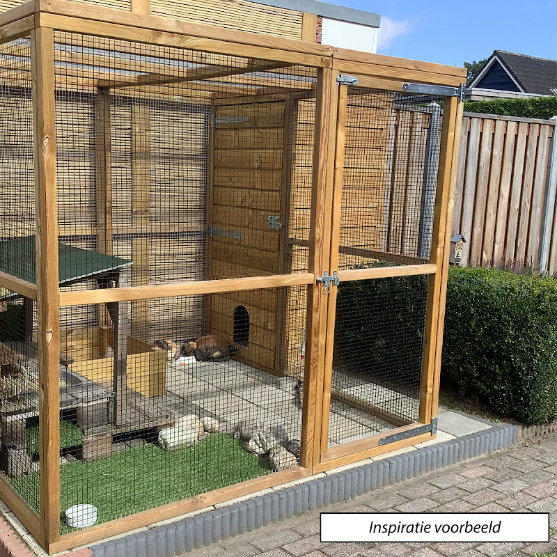 Glorenza  Hout  Lospaneel Gaas 121x179cm  deur