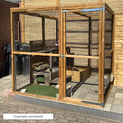 Glorenza - Hout - Lospaneel Dicht Deur met doorloop 85x179cm