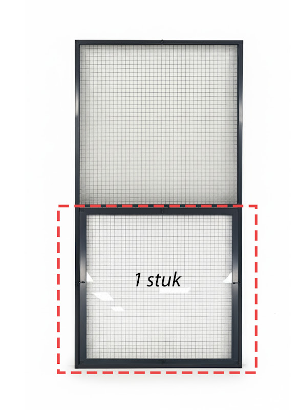 1 deel Plexiglas voorzetraam Medium